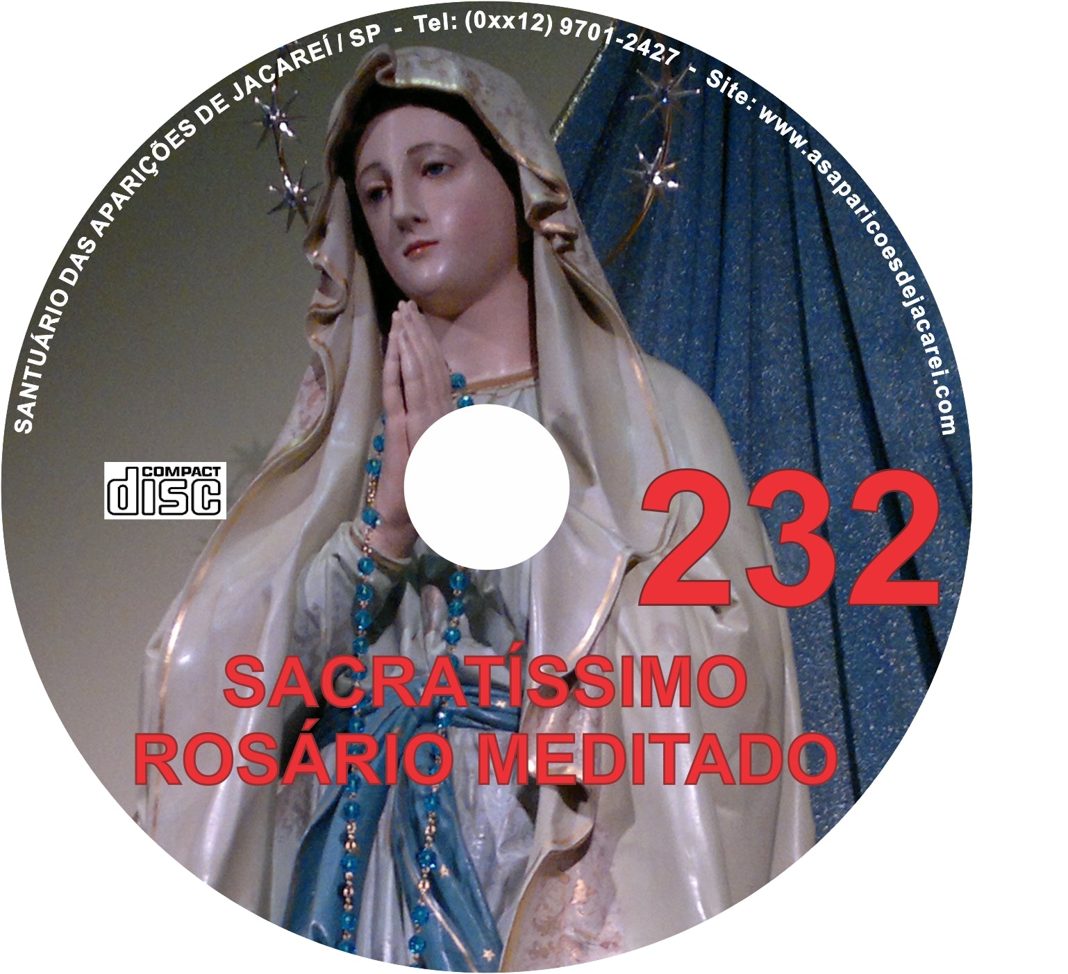 CD Rosário Meditado 232 CD Rosário Meditado 232